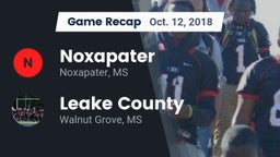 Recap: Noxapater  vs. Leake County  2018