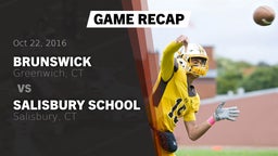 Recap: Brunswick  vs. Salisbury School  2016
