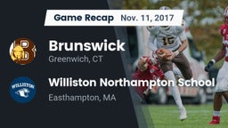 Recap: Brunswick  vs. Williston Northampton School 2017