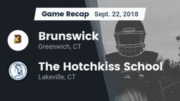Recap: Brunswick  vs. The Hotchkiss School 2018