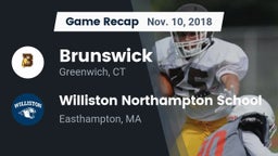 Recap: Brunswick  vs. Williston Northampton School 2018
