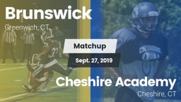Matchup: Brunswick vs. Cheshire Academy  2019