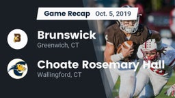 Recap: Brunswick  vs. Choate Rosemary Hall  2019