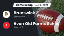 Recap: Brunswick  vs. Avon Old Farms School 2021