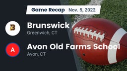 Recap: Brunswick  vs. Avon Old Farms School 2022