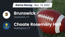 Recap: Brunswick  vs. Choate Rosemary Hall  2022