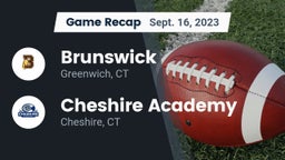 Recap: Brunswick  vs. Cheshire Academy  2023