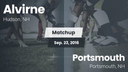 Matchup: Alvirne vs. Portsmouth  2016