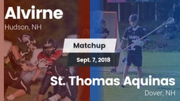 Matchup: Alvirne vs. St. Thomas Aquinas  2018