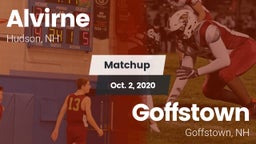 Matchup: Alvirne vs. Goffstown  2020