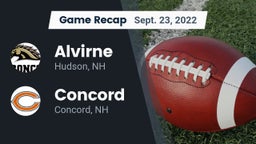 Recap: Alvirne  vs. Concord  2022