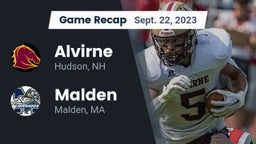 Recap: Alvirne  vs. Malden  2023