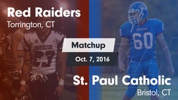 Matchup: Torrington vs. St. Paul Catholic  2016