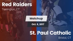 Matchup: Torrington vs. St. Paul Catholic  2017