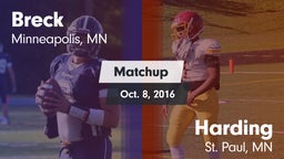 Matchup: Breck vs. Harding  2016