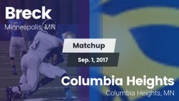 Matchup: Breck vs. Columbia Heights  2017