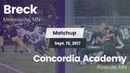Matchup: Breck vs. Concordia Academy 2017