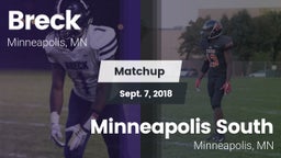 Matchup: Breck vs. Minneapolis South  2018