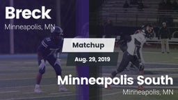 Matchup: Breck vs. Minneapolis South  2019