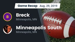 Recap: Breck  vs. Minneapolis South  2019