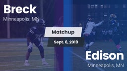 Matchup: Breck vs. Edison  2019