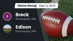 Recap: Breck  vs. Edison  2019