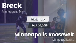 Matchup: Breck vs. Minneapolis Roosevelt  2019