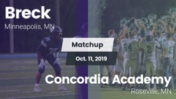Matchup: Breck vs. Concordia Academy 2019