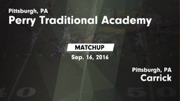 Matchup: Perry Traditional Ac vs. Carrick  2016