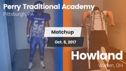 Matchup: Perry Traditional Ac vs. Howland  2017