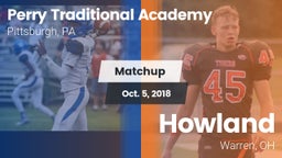 Matchup: Perry Traditional Ac vs. Howland  2018