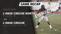 Recap: L'Anse Creuse North  vs. L'Anse Creuse  2016