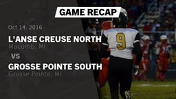 Recap: L'Anse Creuse North  vs. Grosse Pointe South  2016