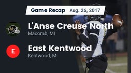 Recap: L'Anse Creuse North  vs. East Kentwood  2017