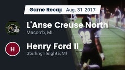 Recap: L'Anse Creuse North  vs. Henry Ford II  2017