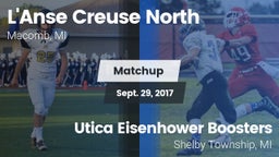 Matchup: L'Anse Creuse North vs. Utica Eisenhower  Boosters 2017