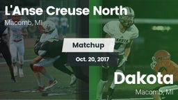Matchup: L'Anse Creuse North vs. Dakota  2017