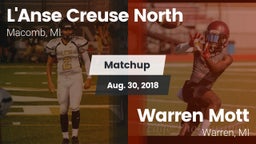 Matchup: L'Anse Creuse North vs. Warren Mott  2018