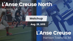 Matchup: L'Anse Creuse North vs. L'Anse Creuse  2019