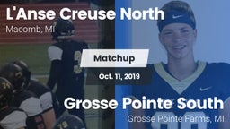 Matchup: L'Anse Creuse North vs. Grosse Pointe South  2019