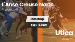 Matchup: L'Anse Creuse North vs. Utica  2020