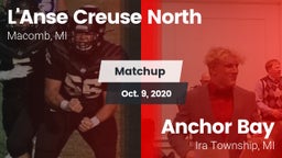 Matchup: L'Anse Creuse North vs. Anchor Bay  2020
