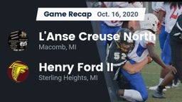 Recap: L'Anse Creuse North  vs. Henry Ford II  2020