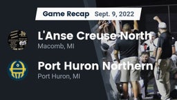 Recap: L'Anse Creuse North  vs. Port Huron Northern  2022