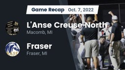 Recap: L'Anse Creuse North  vs. Fraser  2022