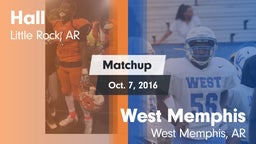 Matchup: Hall vs. West Memphis  2016