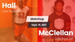 Matchup: Hall vs. McClellan  2017