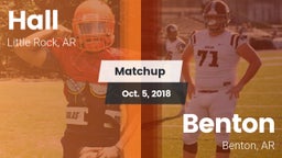Matchup: Hall  vs. Benton  2018