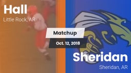 Matchup: Hall  vs. Sheridan  2018