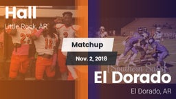 Matchup: Hall  vs. El Dorado  2018